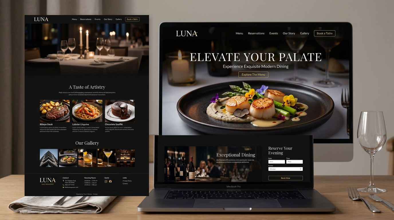 Restaurant website demo